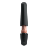 KING COCK PLUS - DILDO IN SILICONE PRO CON PROTEZIONE, VIBRAZIONE E LUCE RISCALDANTE, 12,7 CM