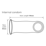 PASANTE – LATEXFREIE FRAUENKONDOMS FÜR DEN INNENBEREICH, 3ER-PACKUNG