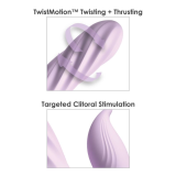 FANTASY FOR HER - FANTASY TWIST VIBRATOR MIT DREH- UND DRUCKFUNKTION (LILA)