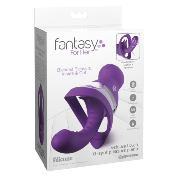 FANTASY FOR HER - POMPE À PLAISIR POINT G VELOURA TOUCH, POMPE INTIME POINT G VIOLETTE