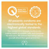 PASANTE - INTERNAL LATEX-FREE FEMALE CONDOMS BOX OF 3