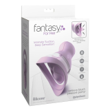 FANTASY FOR HER - VELOURA TOUCH PLEASURE PUMP POMPE INTIME AVEC SUCCION ET VIBRATION VIOLETTE