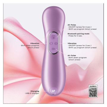 SATISFYER - PRO 2 GENERATION 4 KLITORALSTIMULATOR AMETHYST