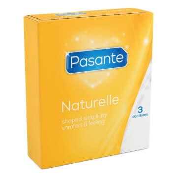 PASANTE - PRÉSERVATIF NATURELLE 3 PACK