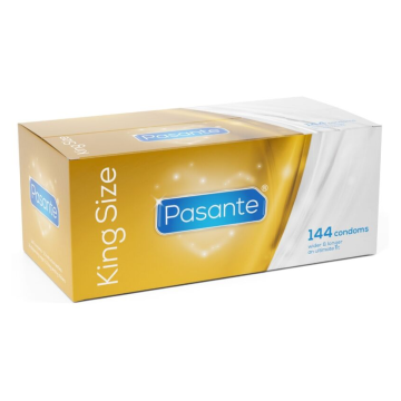PASANTE - CONDOMS KING SIZE BOX 144 UNITS