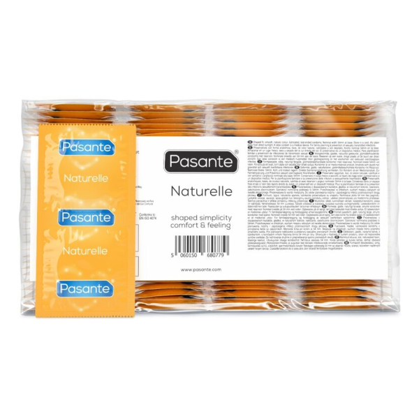PASANTE - CONDOMS NATURELLE BAG 144 UNITS (BAG)