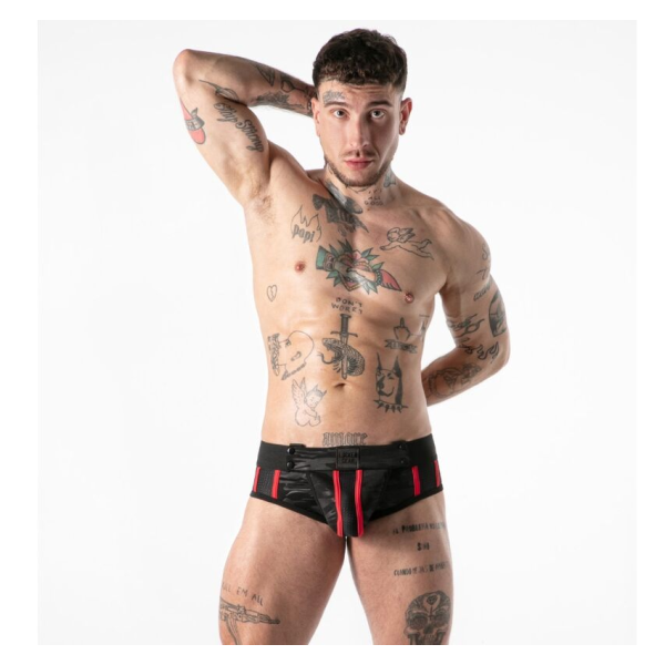 LOCKER GEAR - SLIP MILITAIRE COMPLET ROUGE S