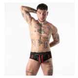 LOCKER GEAR - FULL MILITARY ACCESS JOCK BRIEF RED L