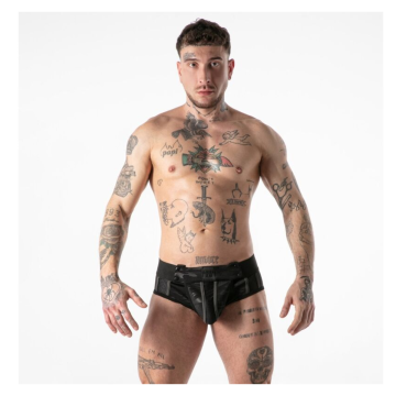 LOCKER GEAR - FULL MILITARY ACCESS JOCK BRIEF BLACK M