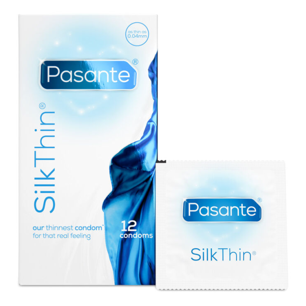 PASANTE - CONDOMS SILK MS FINE 12 UNITS