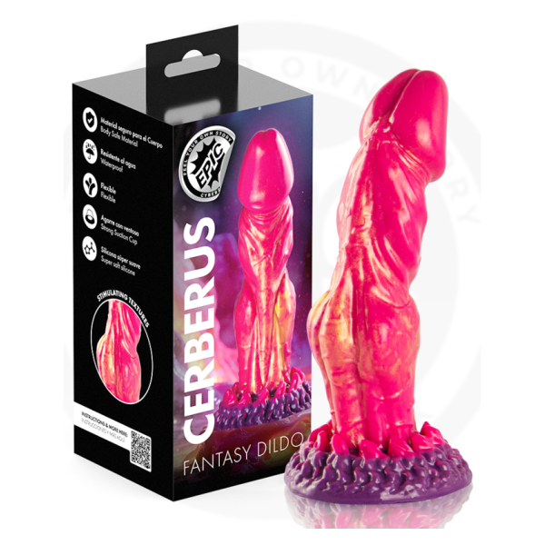 EPIC - CERBERUS DILDO FUOCO MITOLOGICO