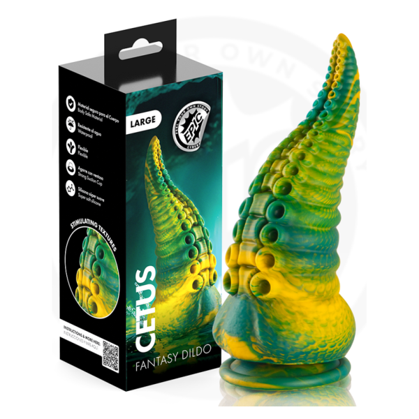 EPIC - DILDO CON TENTACOLI VERDI DI CETUS, TAGLIA GRANDE