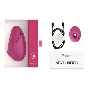 WOMANIZER - STIMULATEUR CLITORIAL 3D NEXT LIBERTY ROSE INTENSE AIR DE PLAISIR