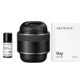 ARCWAVE - VOY MÄNNLICHER STROKER MIT 8 DRUCKEINSTELLUNGEN SCHWARZ (10 ML GLEITMITTEL ENTHALTEN)