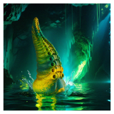 EPIC - CETUS DILDO GRÜNER TENTAKEL KLEINE GRÖSSE