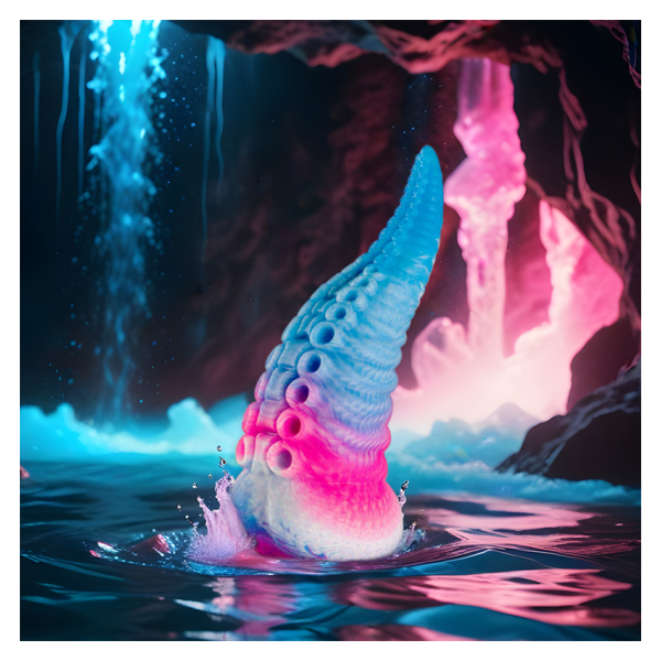 EPIC - PHORCYS BLAUER TENTAKEL-DILDO, KLEINE GRÖSSE
