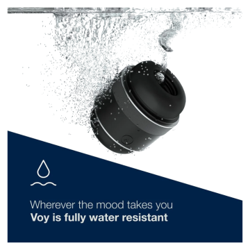 ARCWAVE - VOY MALE STROKER WITH 8 PRESSURE SETTINGS BLACK (10 ML LUBRICANT INCLUDED)