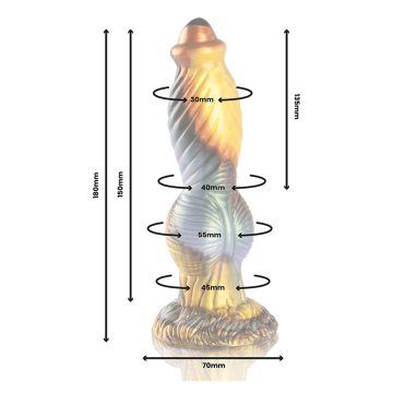 EPIC - PHOENIX DILDO DIE WIEDERAUFNAHME DES VERGNÜGENS WIEDERAUFLADBARE FERNBEDIENUNG