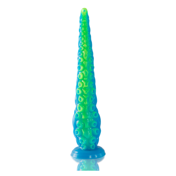 EPIC - SCYLLA DILDO CON TENTACOLI SOTTILI FLUORESCENTI, TAGLIA GRANDE