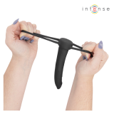 INTENSE - LUCAS DILDO ANALE CON ANELLO PER PENE E TESTICOLI IN SILICONE