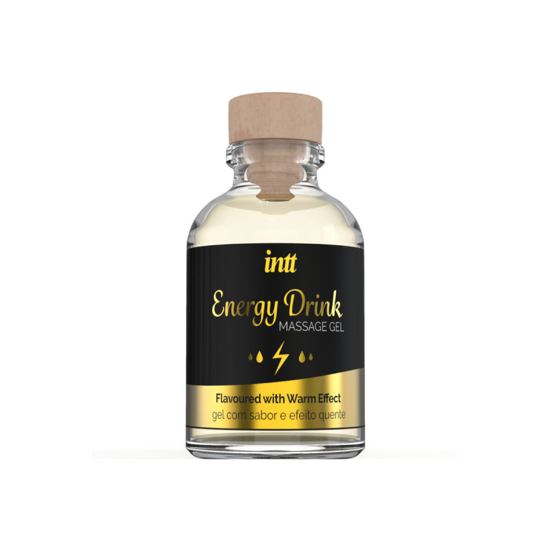 INTT MASSAGE & ORAL SEX - GEL DA MASSAGGIO CON BEVANDA ENERGETICA ARO…