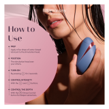 WOMANIZER - NEXT LIBERTY 3D PLEASURE AIR STIMULATEUR CLITORIAL BLEU/ROUGE