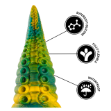 EPIC - GODEMICHET CETUS VERT À TENTACULE PETITE TAILLE