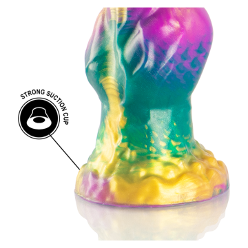 EPIC - DILDO IRIS CON TESTICOLI ARCOBALENO DEL PIACERE