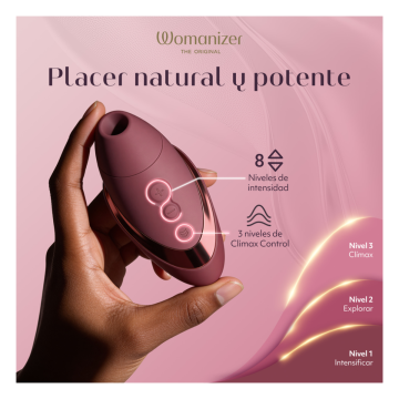 WOMANIZER - NEXT LIBERTY 3D PLEASURE AIR CLITORAL STIMULATOR BORDEAUX
