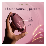 WOMANIZER - STIMULATEUR CLITORIAL 3D NEXT LIBERTY BORDEAUX
