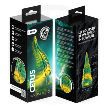 EPIC - GODEMICHET TENTACULE VERT CETUS GRANDE TAILLE