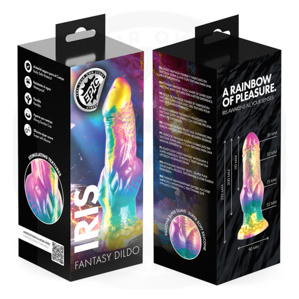 EPIC - IRIS DILDO MIT REGENBOGEN-VERGNÜGUNGSHODEN