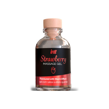INTT MASSAGE & ORAL SEX - HOT EFFECT STRAWBERRY FLAVOR MASSAGE GEL -…