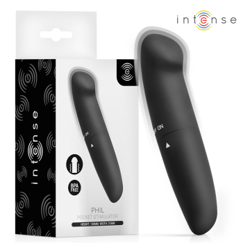 INTENSE - PHIL VIBRATEUR SOUS-TÊTE G NOIR 13 CM