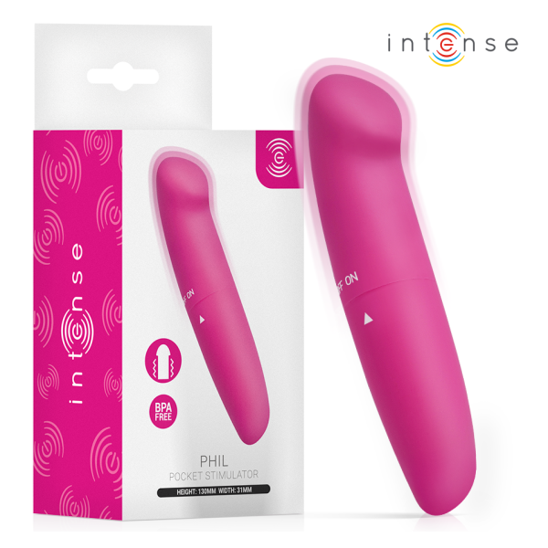 INTENSE - PHIL G-SPOT VIBRATOR PINK 13 CM