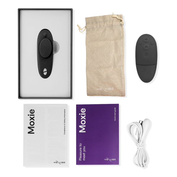 WE-VIBE - VIBRATEUR CLITORAL MOXIE + NOIR