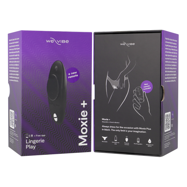 WE-VIBE - VIBRATEUR CLITORAL MOXIE + NOIR