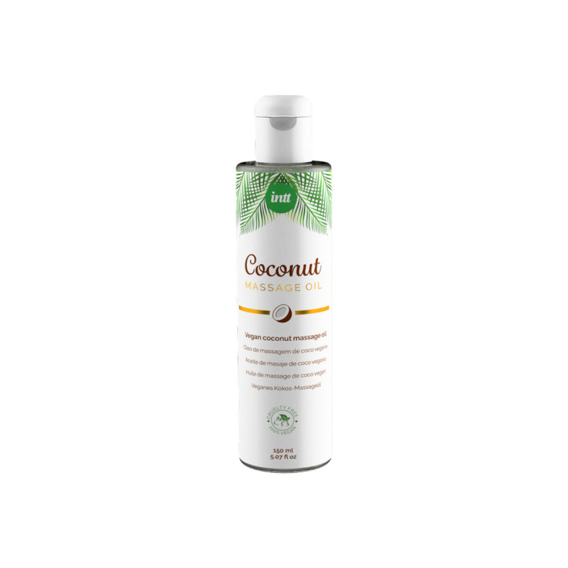 Intt - Aceite De Masaje Vegano Dulce Con Sabor A Coco Relajante |