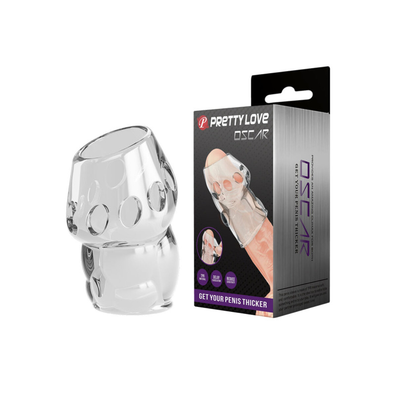 PRETTY LOVE - OSCAR TRANSPARENTER PENISVERDICKER - FOR HIM - Penishül…