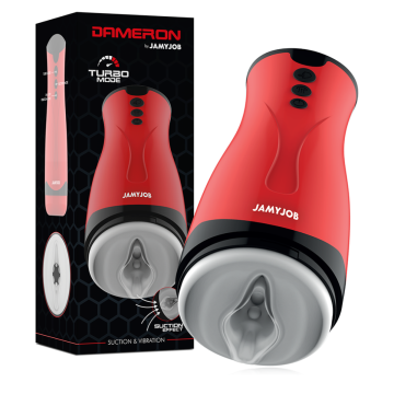 JAMYJOB - DAMERON MASTURBADOR DE SUCCIONADOR Y VIBRACIÓN