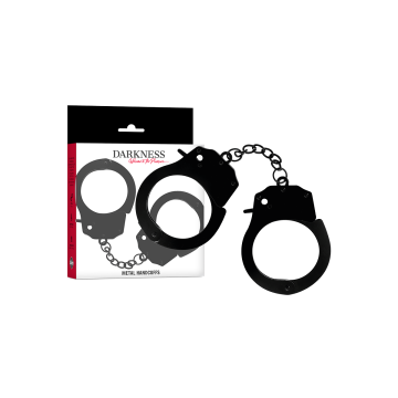 DARKNESS - MANETTE IN METALLO PER MANI NERE - DARKNESS BONDAGE - Mogli