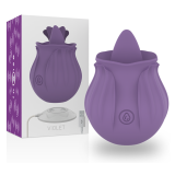 INTENSE - VIOLET ESTIMULADOR LENGUA BASE MAGNÉTICA