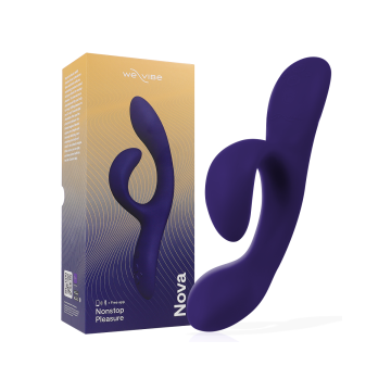 We - Vibe - Nova 3 Vibrador Rabbit Azul Medianoche | Vybes.it
