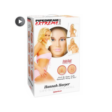 Muñeca Hinchable Tamaño Real Con Cara 3D, Vagina Y Ano Realista +