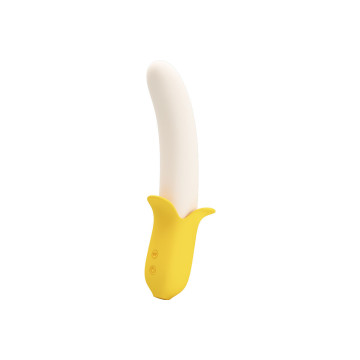 Pretty Love - Banana Geek Super Power 7 Vibrations Up&Down Silicone