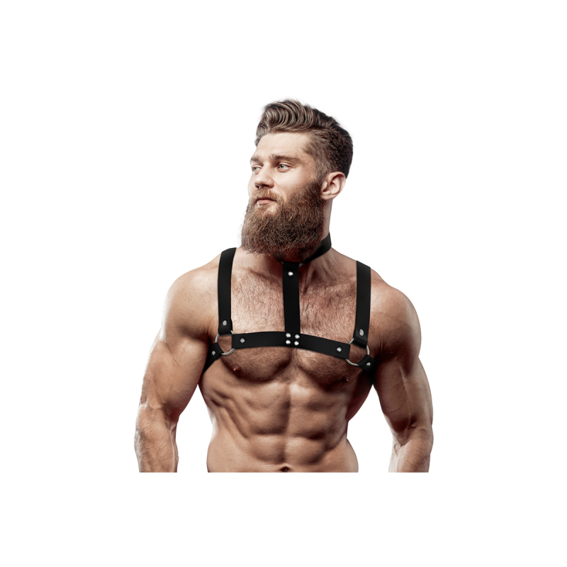 Fetish Submissive Attitude - Arnés Ajustable Ecopiel Pecho Con