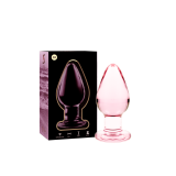 Nebula Series By Ibiza - Plug Anal Modèle 3 Verre Borosilicate Rose