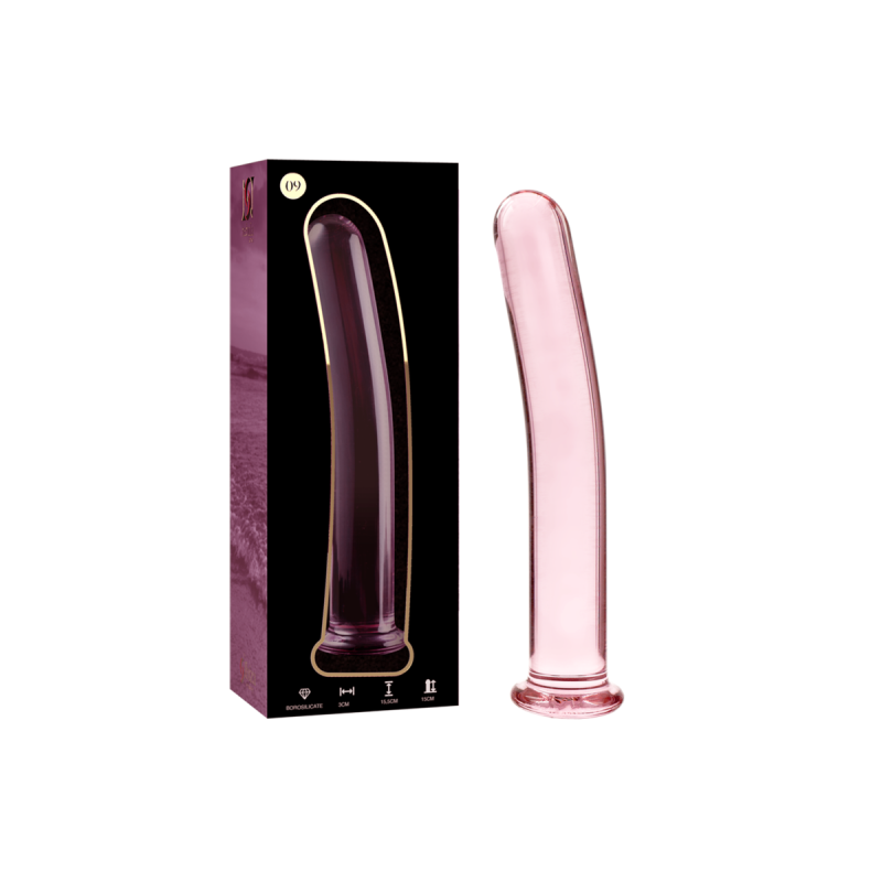 Nebula Series By Ibiza - Modèle 9 Gode En Verre Borosilicate Rose