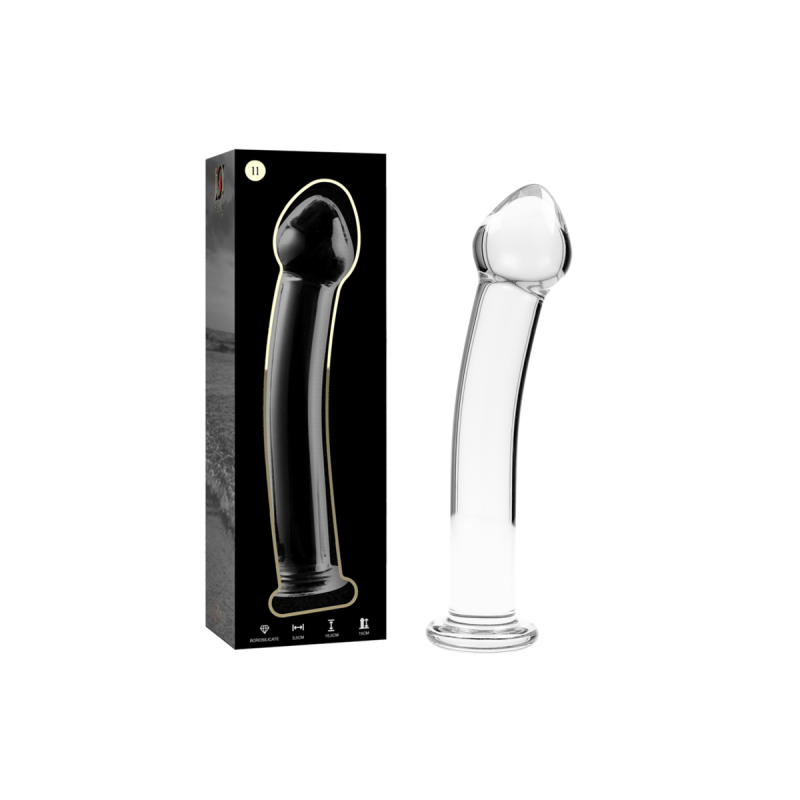 Nebula Series By Ibiza - Modelo 11 Dildo Cristal Transparente 16 Cm