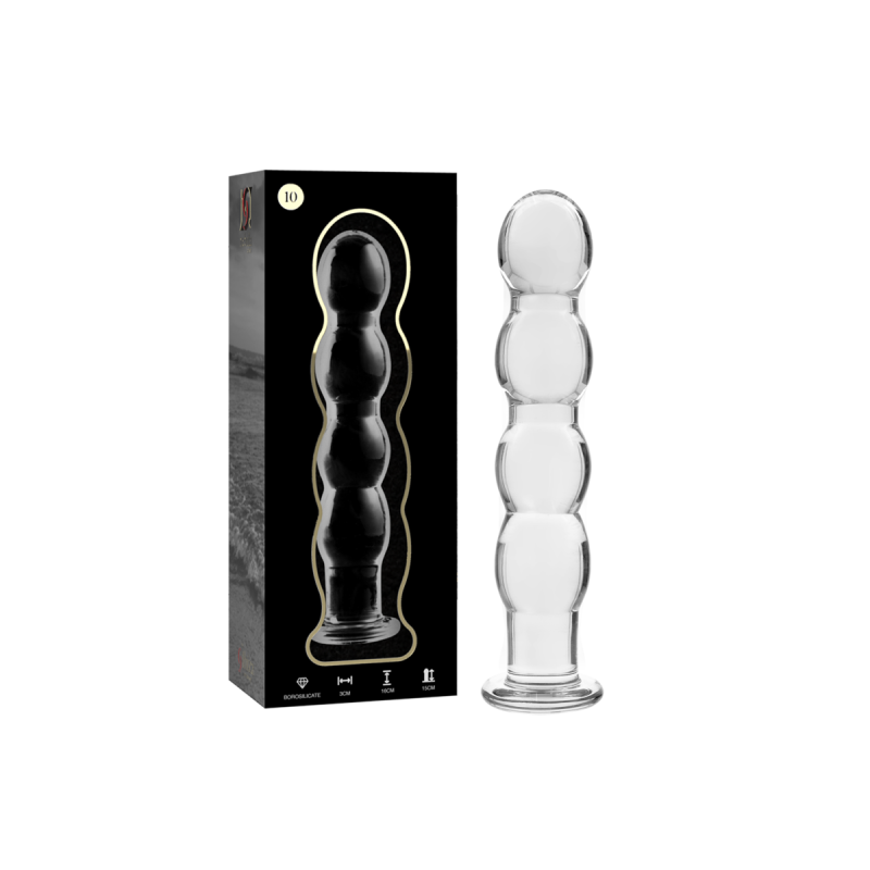 Nebula Series By Ibiza - Modell 10 Dildo Borosilikatglas Klar 16.5